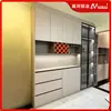 Fábrica de Muebles de Aluminio Completo Mueble Lateral de Aleación de Aluminio de Lujo Ligero Integrado con Puerta de Vidrio para Hogar y Restaurante Gabinete para Vino