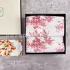 28g impresión retro literaria papel Sydney caja de regalo de alta calidad forrada con papel cuadrado papel de copia engrosado a prueba de humedad venta al por mayor