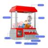 Máquina de muñecos operada con monedas transfronteriza casa de juegos para niños juguete máquina de pinzas para muñecos mini máquina de dulces doméstica máquina de juegos