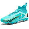 Zapatos de fútbol de caña alta transfronterizos para hombre con tacos largos AG y tacos TF para jóvenes, estudiantes y adultos para competición y entrenamiento