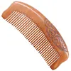 Ventas Directas de Fábrica de Peines de Madera de Melocotón Viejo de Alta Calidad, Peines de Madera Tallada, Peines Electroestáticos de Sándalo para la Caída del Cabello y Peluquería, Producción al por Mayor de Logos