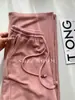 Pantalones de Pierna Ancha con Cordón de Cachemira Otoño e Invierno 2024 para Mujer Estilo Coreano Sueltos Casuales Cintura Alta Cordón Deslizante Pantalones Deportivos de Moda