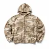 Sudadera con capucha lavada desgastada, Sudadera con capucha bordada vintage de corte holgado, Sudadera casual americana para uso diario para hombre