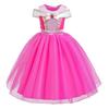 Meninas Frozen vestido de princesa linda adormecida Ailo vestido rosa Aurora Costume