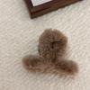 2026 Nuevo Pinza para el Cabello Pequeña de Peluche Coreana Pasador Mediano Accesorio para el Cabello de Mujer Pinza para la Parte Posterior de la Cabeza Pinza para Cabello Semirecogido