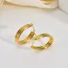 Pendientes de Acero Inoxidable con Espiga de Trigo Dorado Transfronterizos Pendientes Geométricos Exagerados de Lujo Ligero Pendientes Asimétricos de Gama Alta para Mujer Nicho