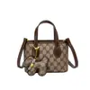 Bolso de Mano de Moda de Alta Gama Monica Qiqi para Mujer 2025 Nuevo Estampado Retro Portátil Bolso de Hombro Versátil