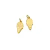 Pingente de cone de sorvete banhado a prata 925 Pulseira DIY Acabamento fino Ornamento para pendurar Acessórios de material de cordão feitos à mão Q0629