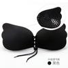Zhengle Strapless Intimates Sexy Alas de Sujetador Invisibles Vestido Diosa Lesbiana Sin Aro de Acero Cordón Sujetador de Silicona