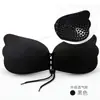 Adhesivos invisibles para senos transfronterizos Lala diosa ropa interior de silicona adhesivos para pezones cordón fruncido sujetador de alas ropa interior de silicona adhesivos para senos
