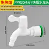Accesorios para Tubería de Agua de Fusión sin Calor PPR 1/2 Pulgada 202532 Conexión Rápida Recto Conector 6 Piezas Válvula de Bola Codo PVC Tee