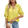 Estación independiente 2025 explosión camisa de verano para mujer nueva tendencia europea y americana camisa estampado de animales 3D