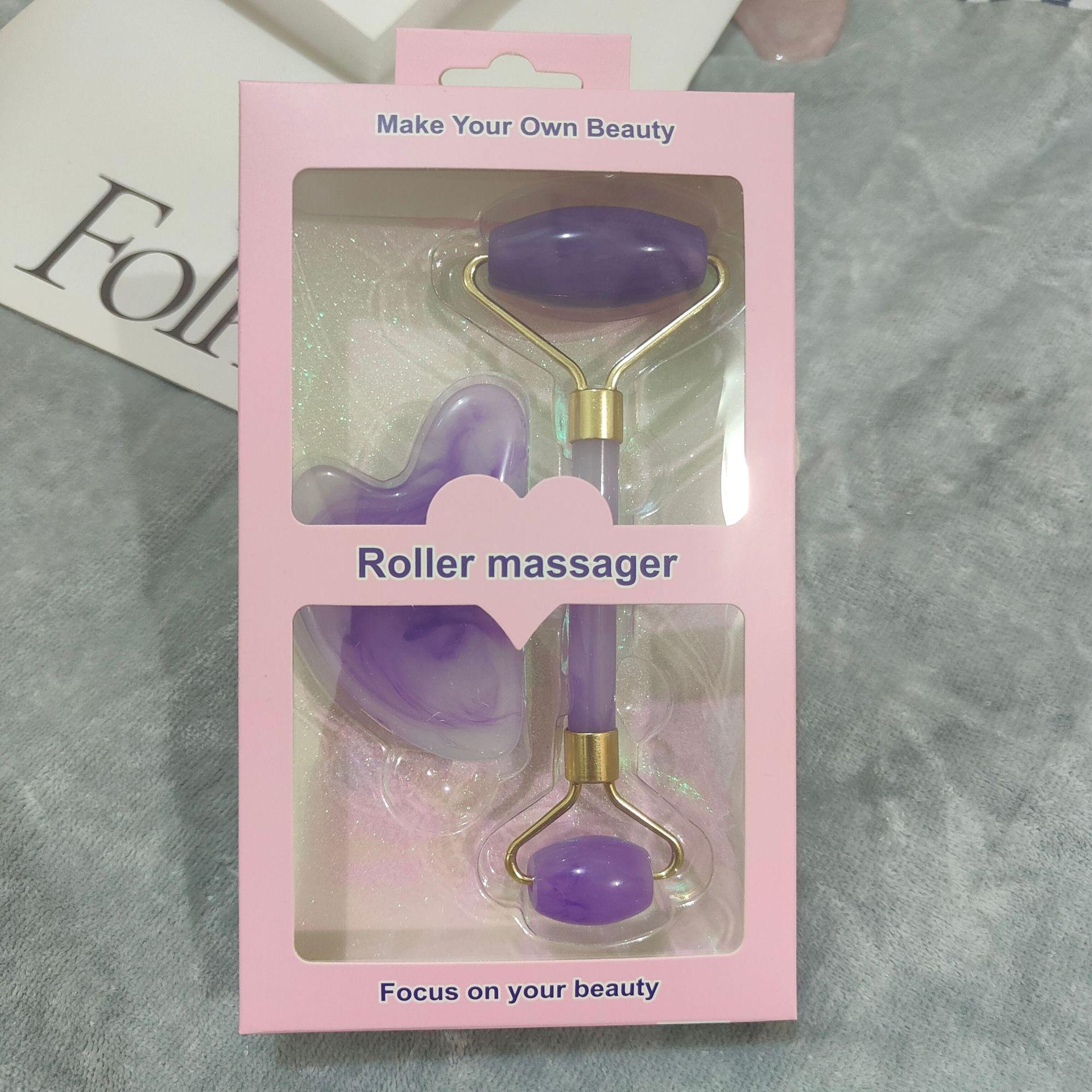 树脂蜜蜡玉石滚轮按摩器