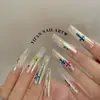 Pegatinas de Arte para Uñas de Alto Nivel con Cruz de Dopamina Dulce Fresco Retro Sexy DIY Uñas de Taza de Agua