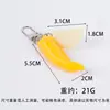 Llavero de pimiento rojo verde amarillo artificial creativo para bolsa de comida pimiento dulce ajo colgante tazón completo comida y juego al por mayor
