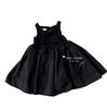 Vestido Chaleco Ajustado Cortado Estilo Verano Nuevo 2025 Niños Estilo Bang Pesado Discreto Vestido Sin Mangas