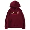 Sudadera de Terciopelo Grueso Estilo Preppy para Mujer 2025 Nuevo Top Gris Gris con Capucha Americana Holgada