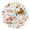 Compra Directa Transfronteriza de 50 Pegatinas Lindas de Animales de Dibujos Animados Curativos para Decoración Cálida de Botellas de Agua, Tabletas y Agendas, Pegatinas Impermeables