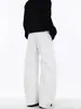 Fabricante Original Moda Harajuku Moderno Patchwork Plisado Hebilla Ajustable Scimitar Jeans Elegante Estilo Japonés Popular