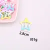 Pasador de Estrella de Dopamina Y2K Lindo para Niña Estrella de Cinco Puntas Pasador de Cabello Color Caramelo Ins Clip BB Clip para Flequillo