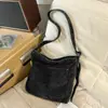 Bolso bandolera para hombre y mujer, bolso de hombro de lona lavada vintage, mochila deportiva casual para viajes, mochila simple para el trabajo y para ir al trabajo
