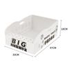 Caja de Arena Desechable Grande Plegable para Gatos Desechable Mensual Portátil Viaje en Coche Temporal Inodoro para Gatos Orinal para Gatos