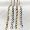 Cadena Decorativa para Ropa Cadena de Aluminio de 11 mm Cadena de Conexión Semi-terminada Cadena para Tirante de Hombro Cadena para Bolso Mao Mao Accesorios Manuales Cadena de Metal