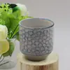 Estilo Nórdico Interior Vintage Cerámica Grabada Taza para Velas Decoración Ins Velas Vacías Hechas a Mano Taza para Rellenar con Cera de Aromaterapia