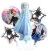 Paquete de globo de aluminio congelado nuevo transfronterizo de pie Aisha Anna Xuebao bola decoración de cumpleaños