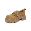 Mules de Salto Grosso Augusden para Mulheres 2026 Novo Estilo Outono e Inverno com Velcro, Sapatos Casuais Confortáveis para o Trabalho