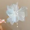 Elegante Pasador de la Dinastía Han Peine en Forma de U Artefacto para el Cabello Pasador con Cabeza de Bola Estilo Antiguo Adorno Fijo para el Cabello para Mujeres en la Parte Posterior de la Cabeza
