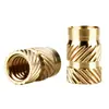 Tuerca de Cobre Termofusionada de Tejido Diagonal Tubular 1/4 Tuerca de Inyección Embebida Tuerca de Cobre Moleteada Procesamiento en Caja M1-M8