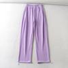 Verano nuevo Moda europea y americana para mujer Color sólido Casual Recto Pantalones Pantalones de chándal Pantalones de barrido K4266