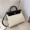 Bolsa Popular Gran Capacidad para Mujer Verano 2021 Nueva de Moda Tendencia Bolso Cruzado de Lona Bolso de Mano Texturizado