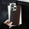 Capa de couro fosco com furo grande resistente a quedas para Apple 15Promax Nova capa protetora de couro para iPhone14