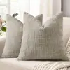 Funda de Almohada Moderna Sencilla para Sofá Chenilla de Bambú Cojín Respaldo Sala de Estar Dormitorio Mesita de Noche Venta al por Mayor Transfronteriza