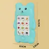 Telefone Celular Brinquedo para Crianças, Mastigável, Educacional, Educação Infantil, Telefone Musical Multifuncional, Máquina de Histórias, Brinquedo para Meninos e Meninas