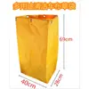 Carrito de Limpieza Tela Impermeable Carrito de Ropa de Hotel Bolsa de Almacenamiento Paño de Limpieza Bolsa de Lona Bolsa para Carrito Tamaño Grande