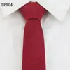 Nova Moda Cor Sólida Camurça Gravata Noivo Couro Gravata Masculina Cor Sólida Couro Macio Veludo Cotelê Gravata