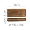 Decoraciones para Mesa de Postres, Accesorios de Decoración para Bodas y Cumpleaños, Bandeja de Madera de Acacia con Asa de Cobre, Plato para Pasteles, Soporte para Exhibición de Snacks