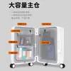 Equipaje de carrito ancho nuevo transfronterizo, tapa frontal de apertura, para abordar negocios, aspecto elegante, caja de PC con contraseña de viaje, personalización de comercio exterior