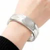 Pulsera de Moda Trendy Minimalista Personalizada de Venta Caliente Transfronteriza con Baño Galvánico UV de Acrílico CCB Abierto