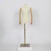 Maniquí de Cabeza con Hombros Caídos para Clavícula de Tienda de Ropa, Accesorios de Maniquí, Soporte de Maniquí Femenino, Soporte de Exhibición de Maniquí Femenino para Escaparate, Maniquí de Medio Cuerpo