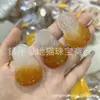 Pingente de calcedônia cor de gelo, pingente de jade ágata, pingente de fechadura de nuvem auspiciosa Buda Guanyin dragão, pingente de Pixiu paz