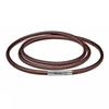 Cordón para Colgante de Joyería de Alta Calidad Cuerda para Colgante de Jade Collar de Cuerda para Hombre y Mujer Colgante de Cristal Cuerda de Cuero Encerada Trenzada Roja y Negra