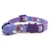 Collar para Gato con Hebilla de Color y Cascabel Collar de Caramelo Corazón de Melocotón Amor Collar para Mascota Gato Collar Collar Cuello