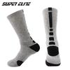 Calcetines deportivos clásicos de caña alta con suela de toalla, calcetines de baloncesto Elite gruesos de rizo antideslizantes, calcetines altos para hombre