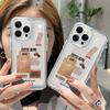 Funda para Teléfono Vintage Label iPhone16promax 13 Todo Incluido 12/XSMax Transparente 14Pro Sencilla 15