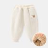 Pantalones Largos Cálidos para Bebé Ropa de Invierno Otoño e Invierno Pantalones Deportivos para Niños y Niñas Pantalones de Moda para Bebé Niños
