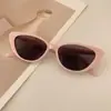 Gafas de Sol Retro Cat's Eye para Té Europeas y Americanas para Mujer Toldo de Alto Nivel Gafas de Sol Anti-UV para Hombre Marca de Tendencia Estilo Ins